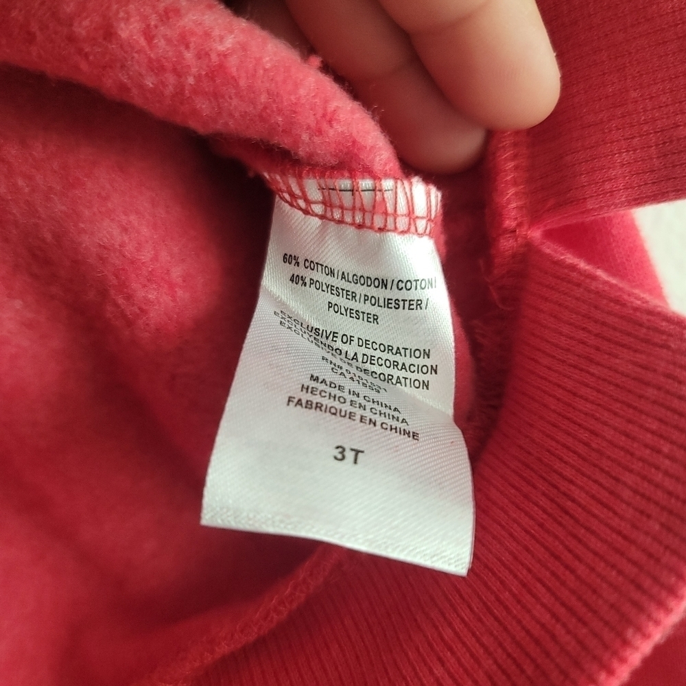 Disney Jr. 3T Mickey Mouse‎ Red Pullover Crewneck Sweatshirt Red - Picture 9 of 9